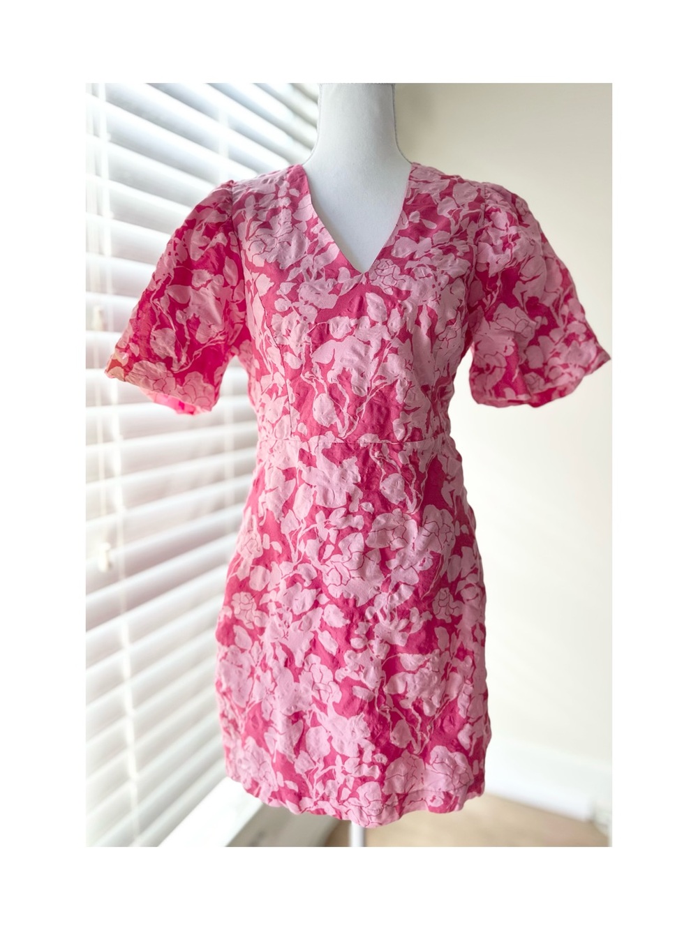Endless Rose Pink Floral V-Neck Mini Dress